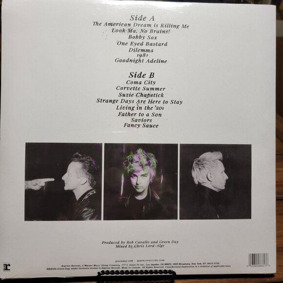 VINYL Green Day: Saviors - Exclusive Clear LP SEALED - Picture 4 of 5